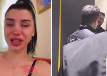 Fenomen yarışmacı Aleyna Eroğlu, futbolcu Batuhan Karadeniz’den şiddet gördüğünü iddia etti