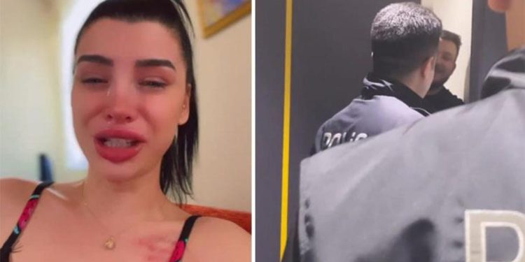 Fenomen yarışmacı Aleyna Eroğlu, futbolcu Batuhan Karadeniz’den şiddet gördüğünü iddia etti