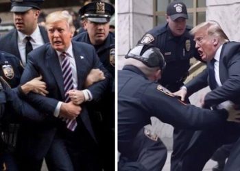 Tutuklanacağı söylenen Trump’a ait fotoğraflar ABD’yi karıştırdı