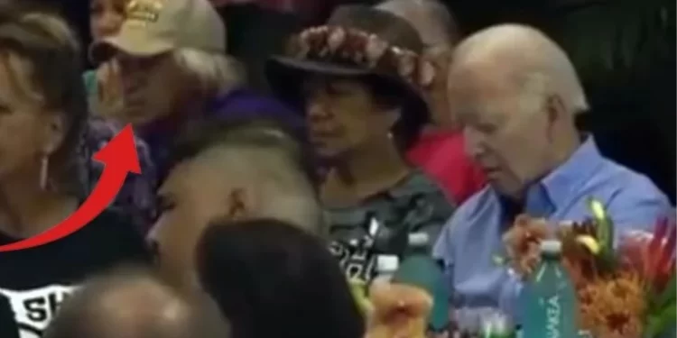 Biden’ın uyukladığı videoda dikkat çeken detay! Şapkalı adamı Erdoğan’a benzettiler, yorumlar bomba