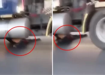 Tırı soymak isteyen hırsız, aracın altında kalarak kilometrelerce sürüklendi