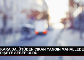 Ütünün prizde unutulması sonucu çıkan yangın kontrol altına alındı