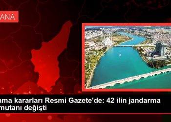 Erdoğan’ın imzaladığı karar Resmi Gazete’de! Ankara ve Adana dahil 42 ilin jandarma komutanı değişti