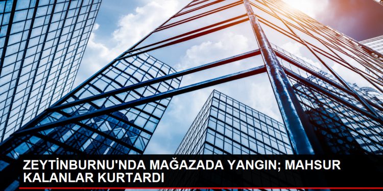 Zeytinburnu’nda Deri Mağazasında Yangın: 12 Kişi Kurtarıldı